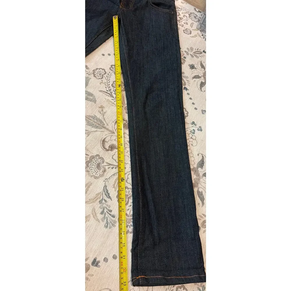 Nudie Jeans Grim Tim Dry Deadstock 3 Men’s Slim Straight Jeans 31x34 Raw Denim